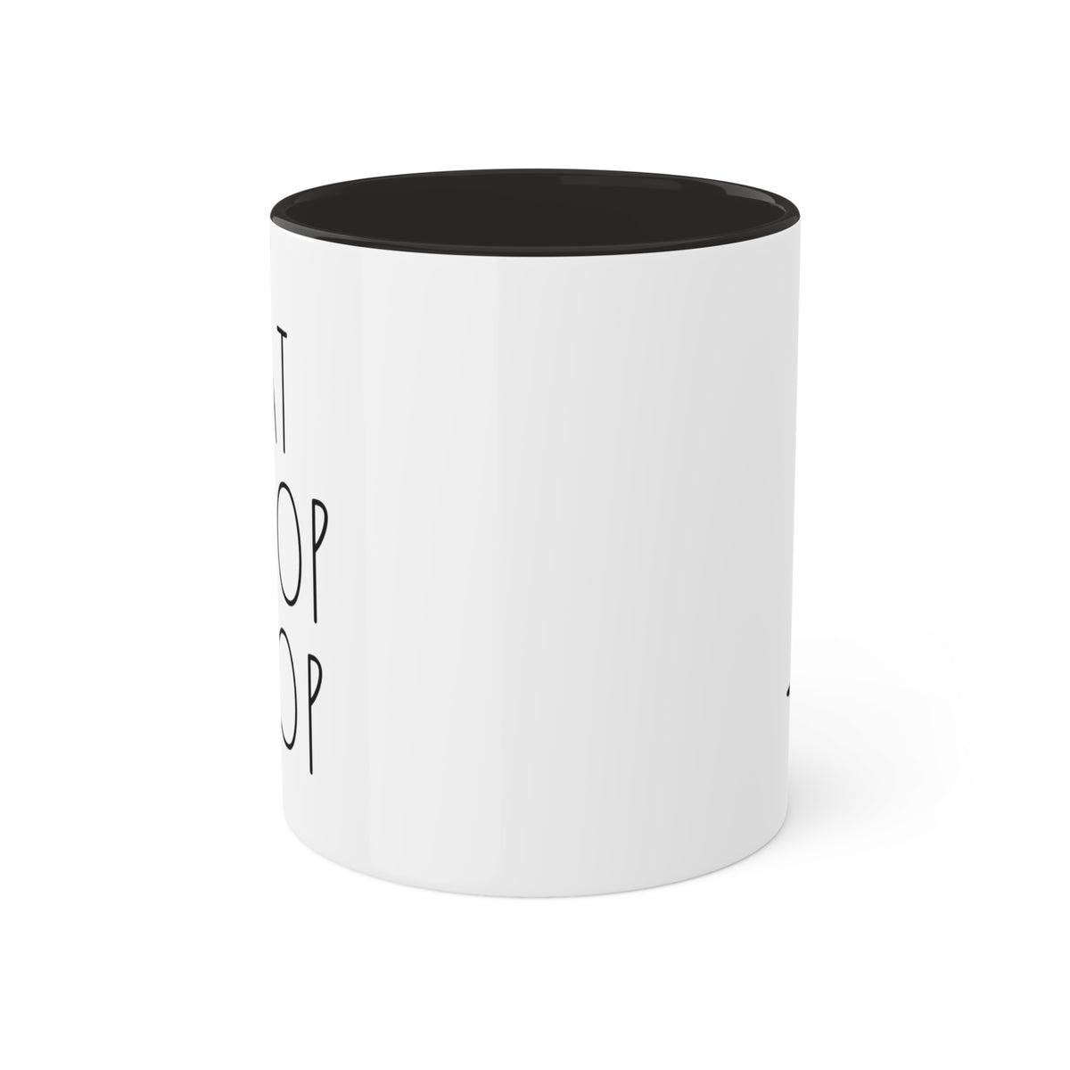 Eat Poop Flop Colorful Mugs, 11oz