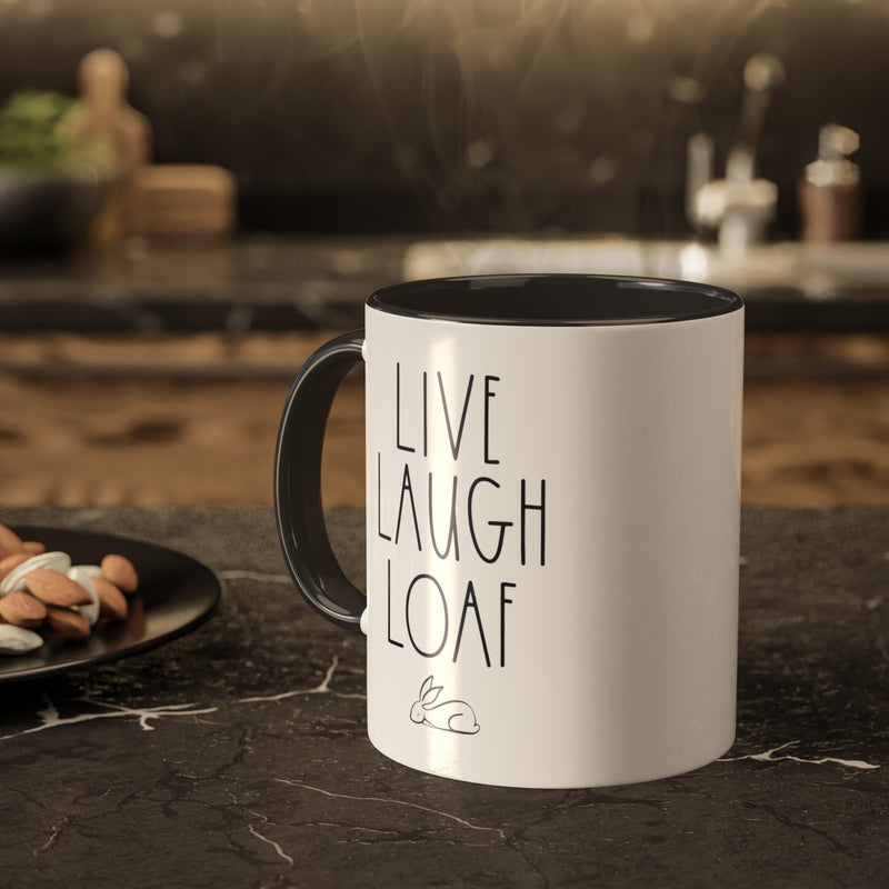 Live, Laugh, Loaf Mug, 11oz