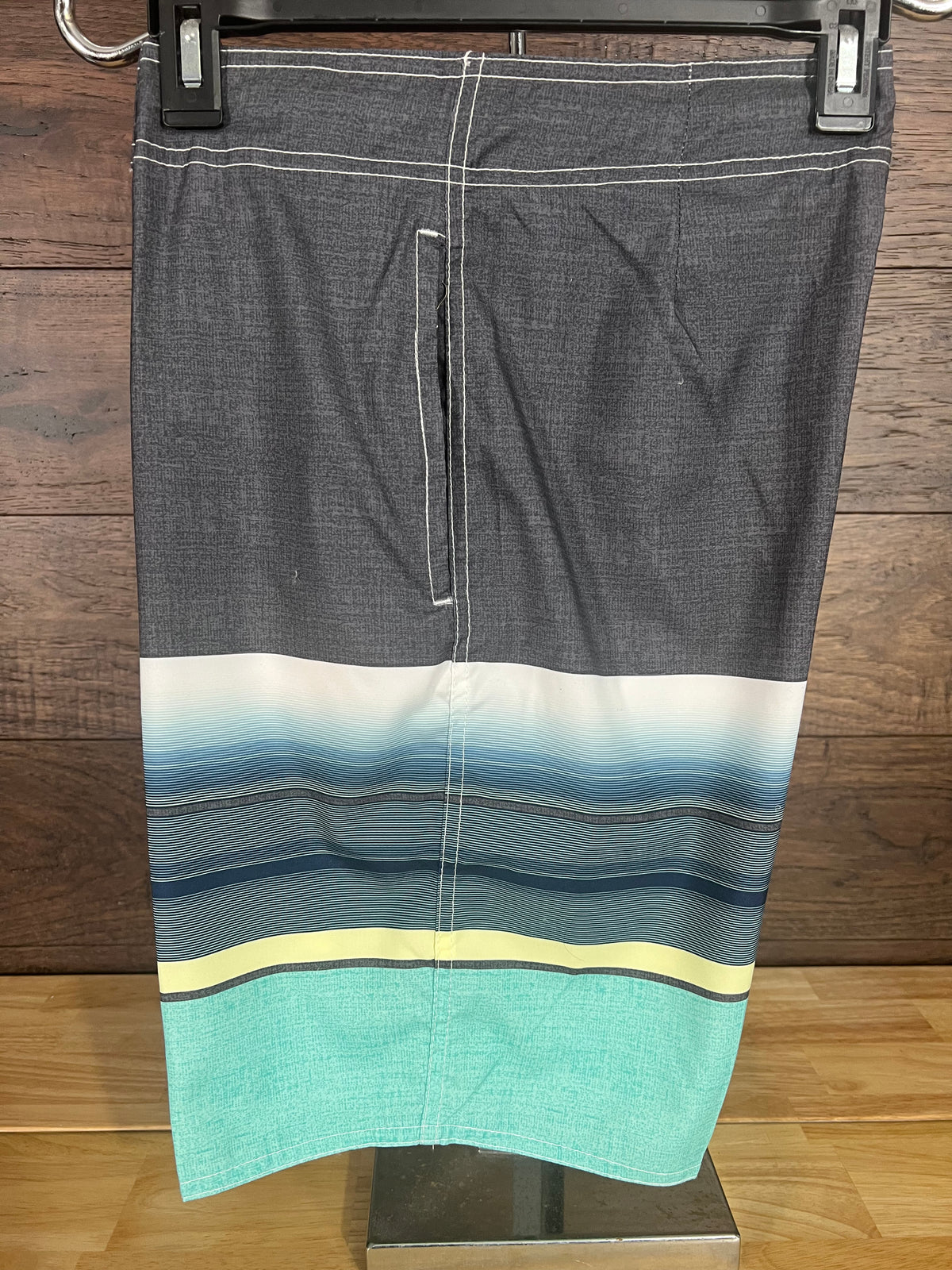 Surf Stripe Panel Swim Trunks
