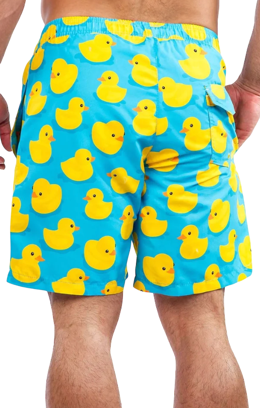 Rubber Ducky Swim Trunks