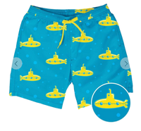 Yellow Sub-MANrine Swim Trunks