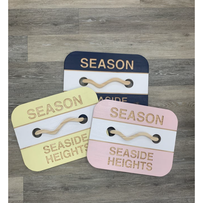 Custom Beach Badge Sign