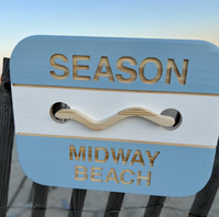 Custom Beach Badge Sign