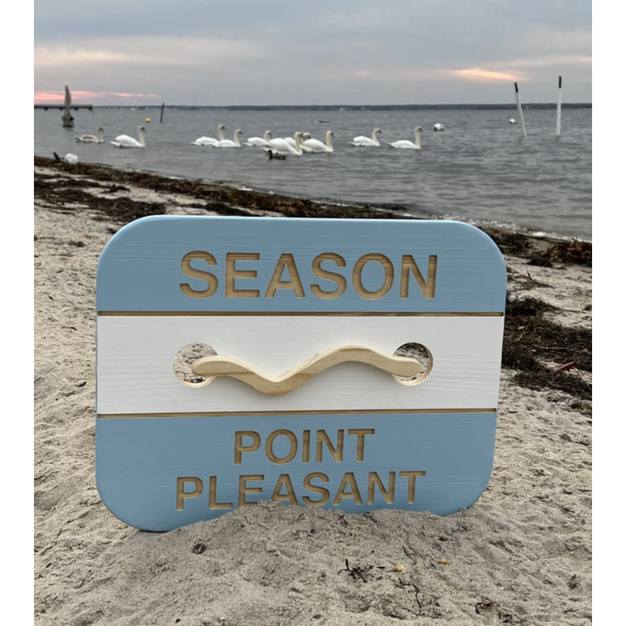 Custom Beach Badge Sign