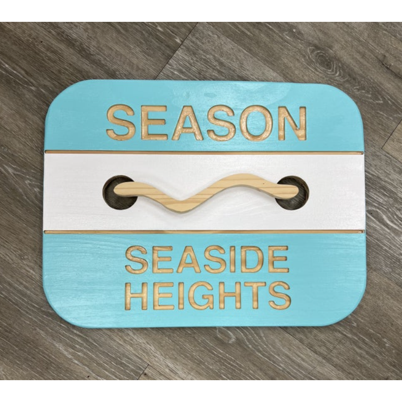 Custom Beach Badge Sign