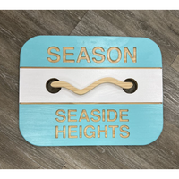 Custom Beach Badge Sign