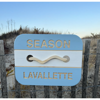 Custom Beach Badge Sign