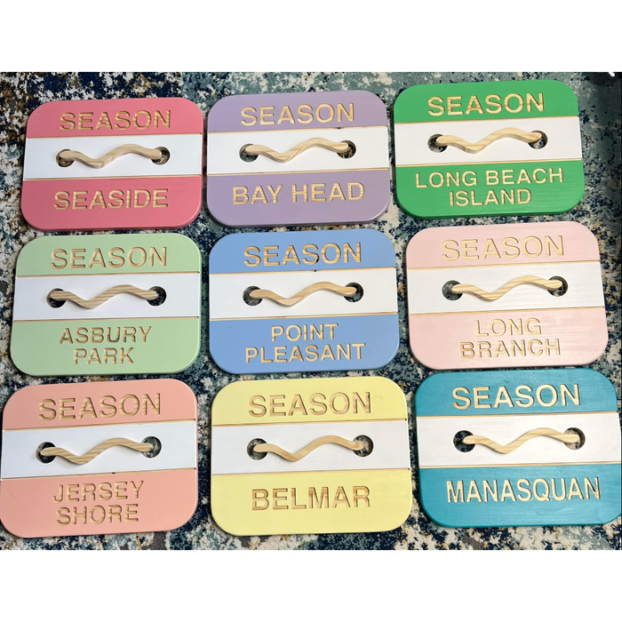 Custom Beach Badge Sign