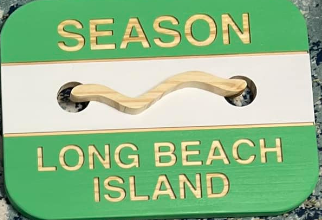 Custom Beach Badge Sign