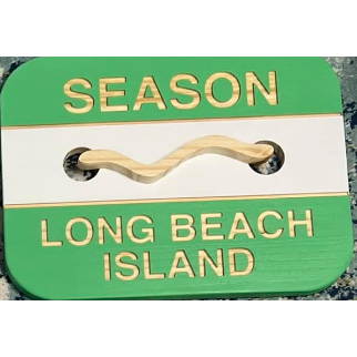 Custom Beach Badge Sign