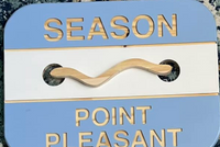 Custom Beach Badge Sign