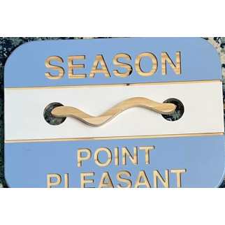 Custom Beach Badge Sign
