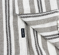 Beige textured Stripe Woven Shirt