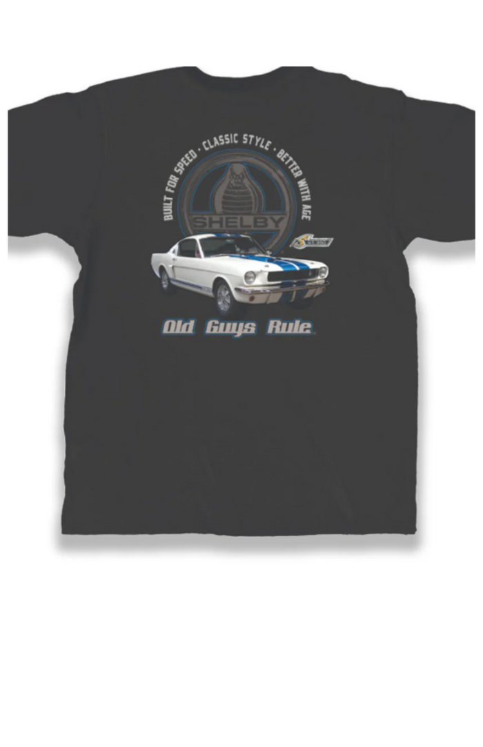 Old Guys Rule Shelby GT350 Tee - Built for Speed