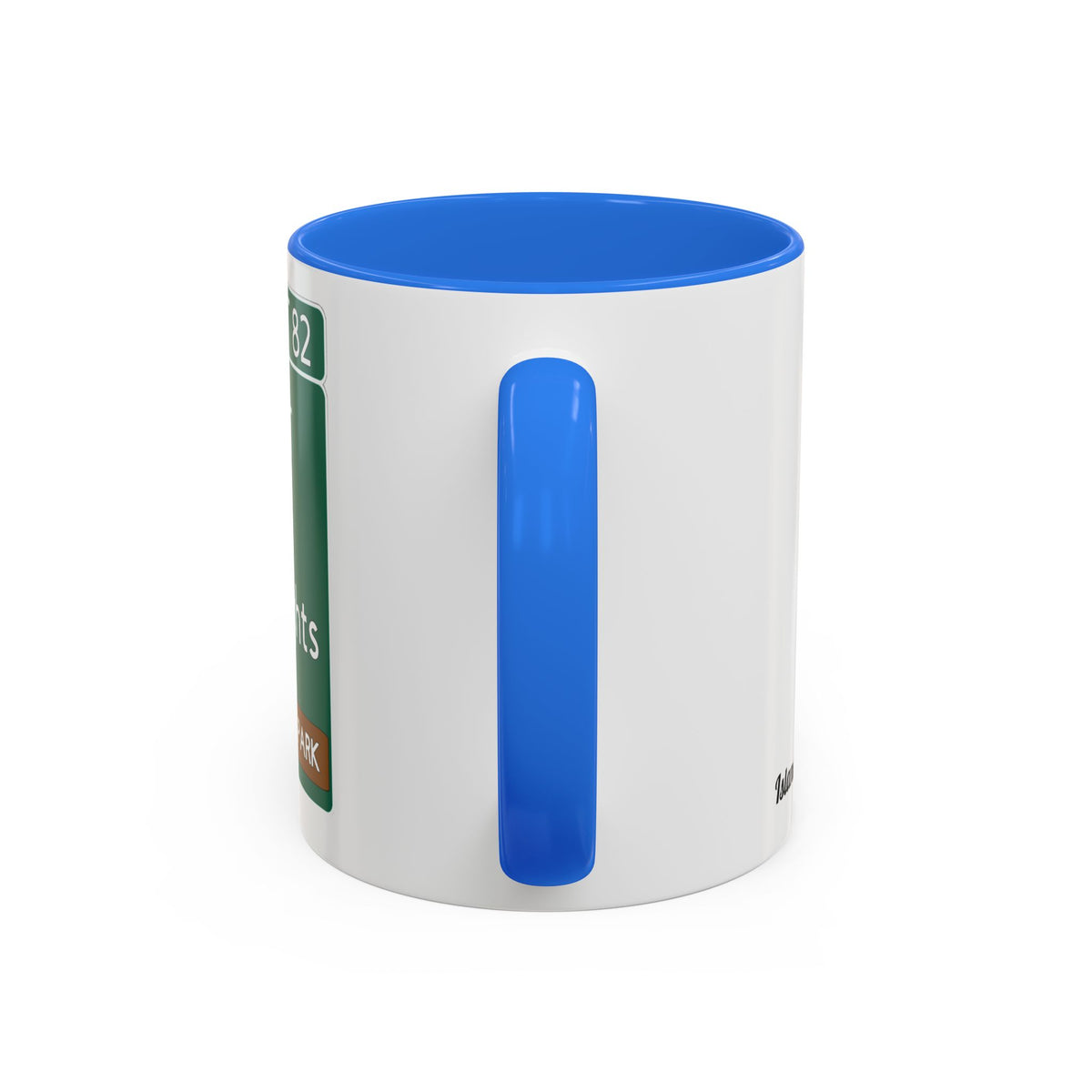 Seaside Heights Road Sign Mug — Exit 82 Island Beach State Park Coffee Cup (11oz/15oz)