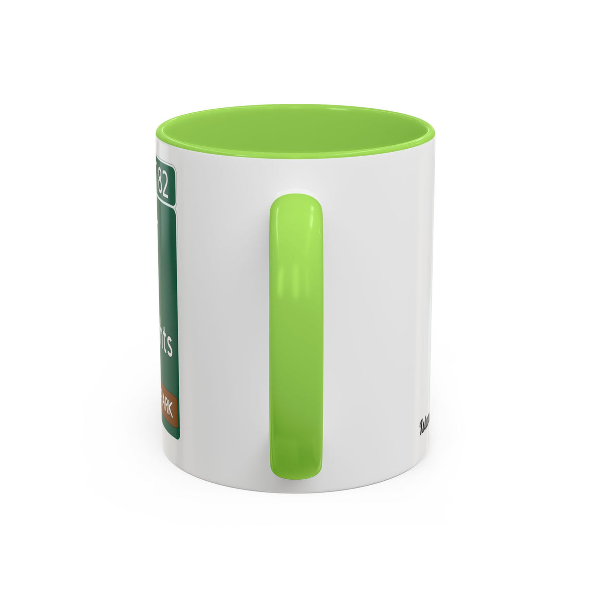 Seaside Heights Road Sign Mug — Exit 82 Island Beach State Park Coffee Cup (11oz/15oz)