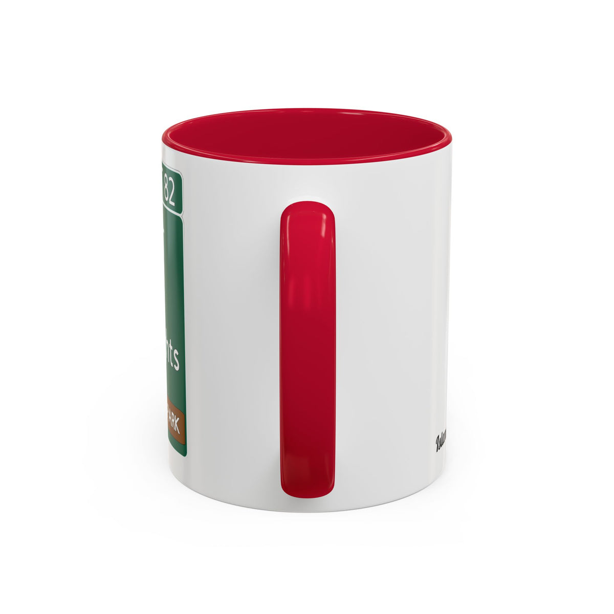 Seaside Heights Road Sign Mug — Exit 82 Island Beach State Park Coffee Cup (11oz/15oz)