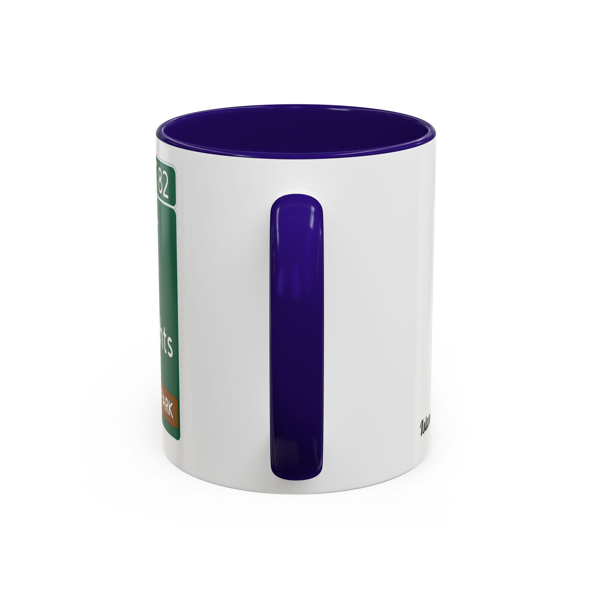 Seaside Heights Road Sign Mug — Exit 82 Island Beach State Park Coffee Cup (11oz/15oz)