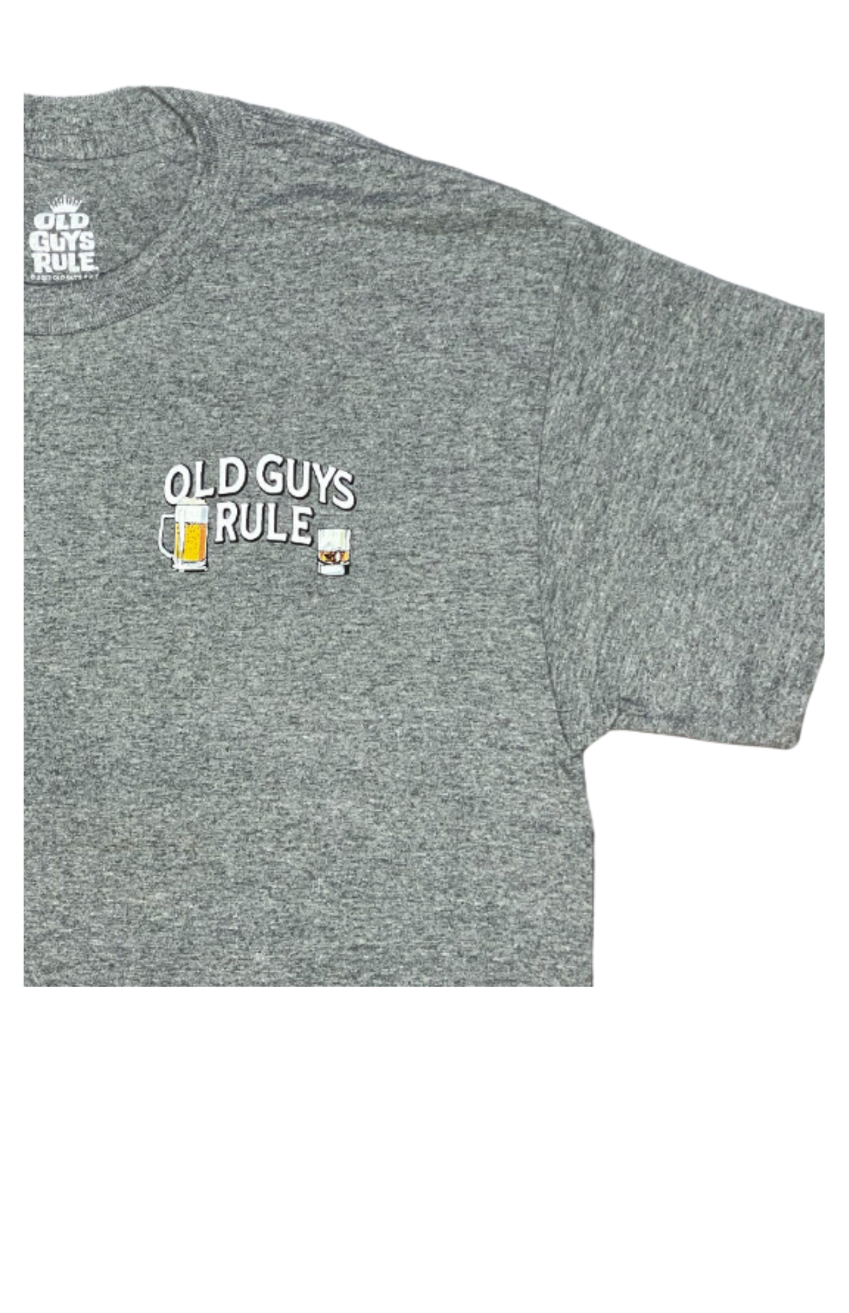 Old Guys Rule Glasses Tee - Cheers to Aging with Style