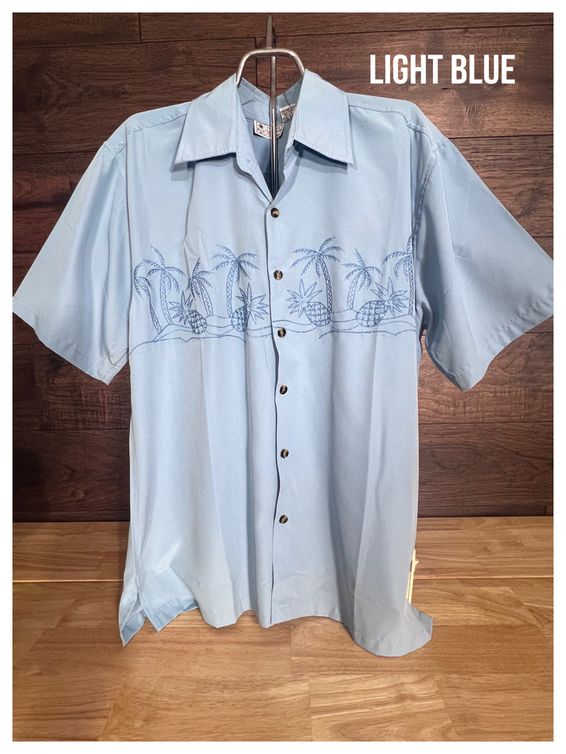 Palms & Pineapples Button Down Shirt