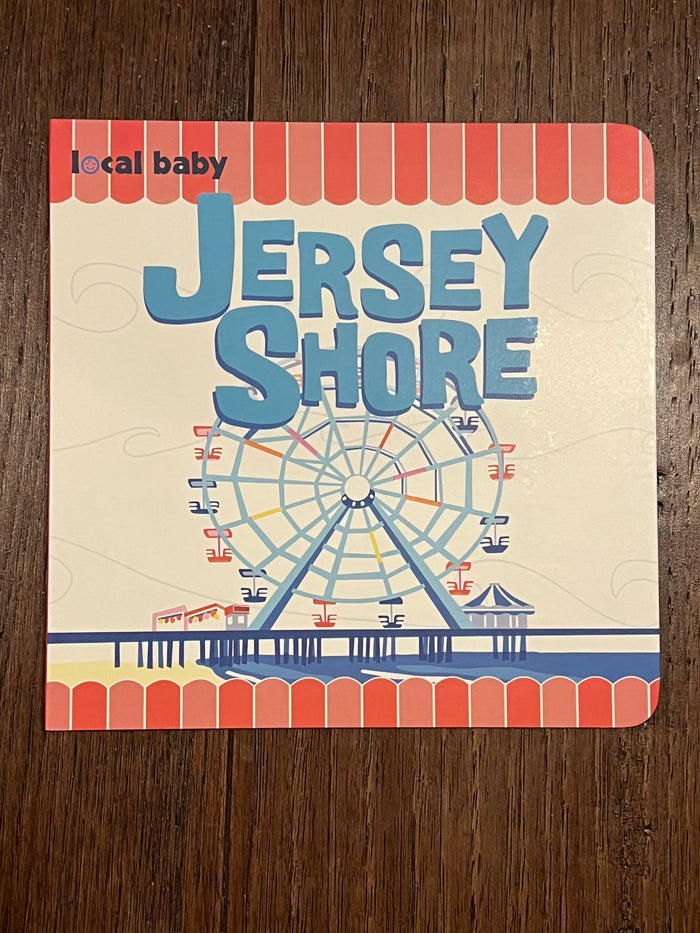 Book titled 'Jersey Shore' with a ferris wheel illustration - Island Soul Clothing & Gifts Seaside Heights New Jersey