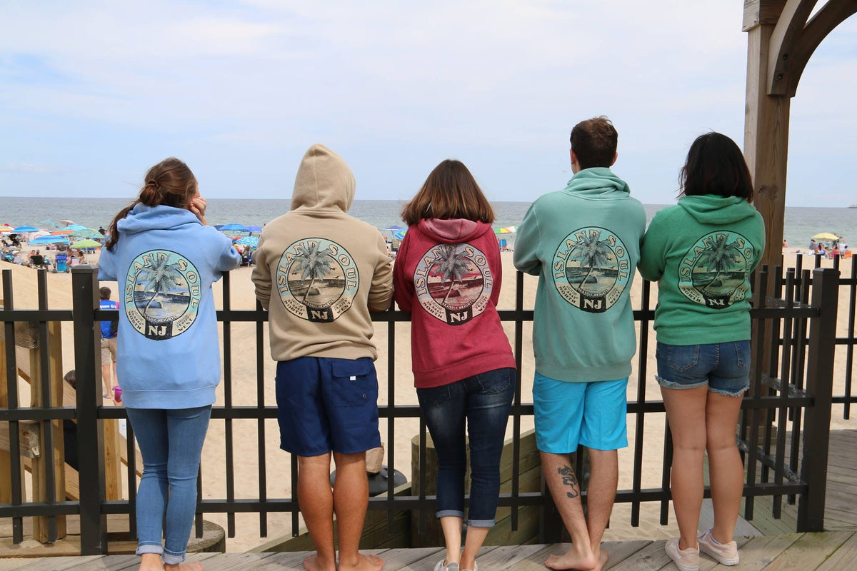 Island Soul Palm Hoodie Sweatshirt - Unisex