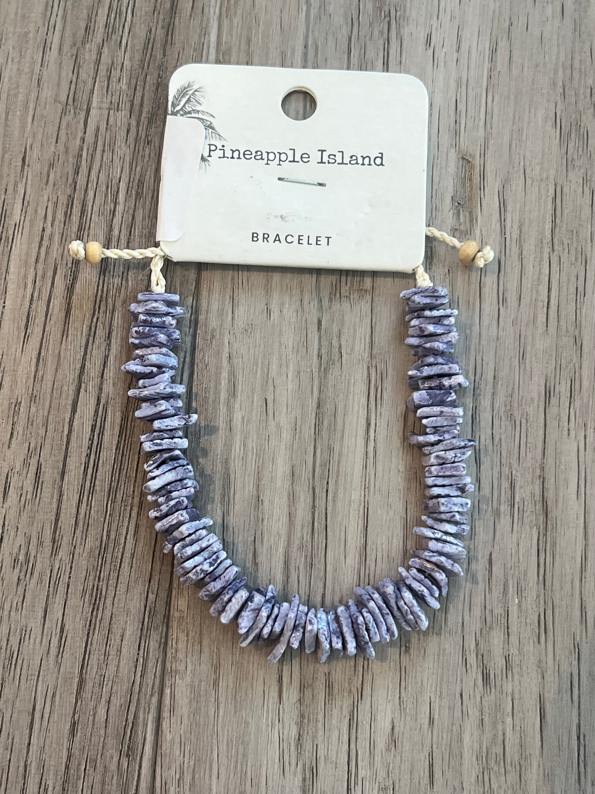 Puka shell bracelet in purple - Island Soul Clothing & Gifts Seaside Heights New Jersey