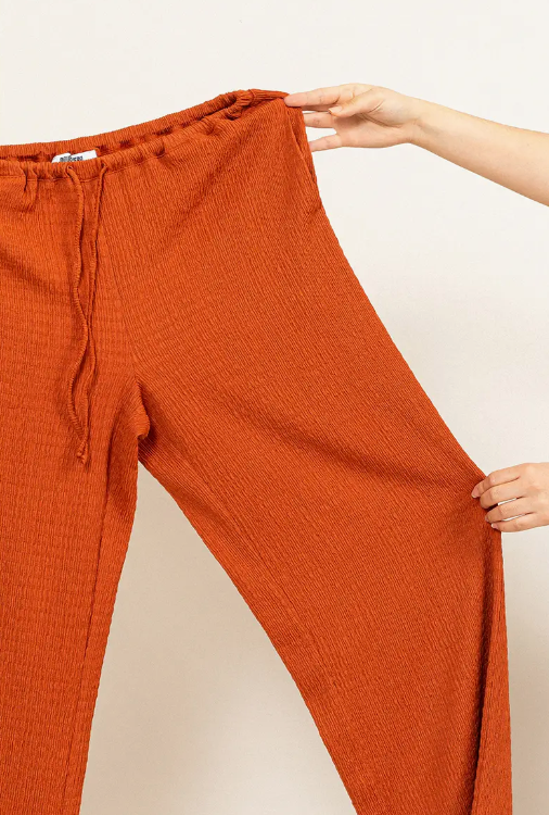 Crinkle Knit Wide Leg Drawstring Pants – Island Soul Crinkle Knit Wide Leg Drawstring Pants – Island Soul