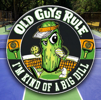 Old Guys Rule Big Dill Tee - bringing the flavor to the court