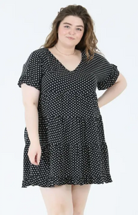 Polka Dot Ruffle Dress