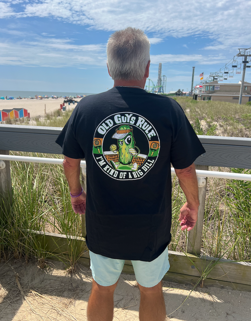 Old Guys Rule Big Dill Tee - bringing the flavor to the court