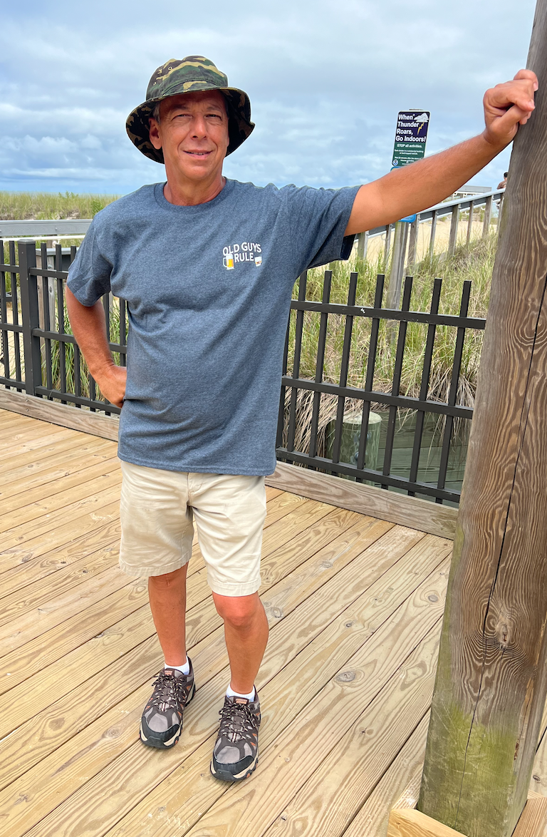 Old Guys Rule Glasses Tee - Cheers to Aging with Style