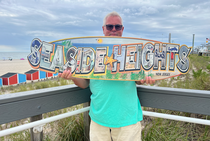 Seaside Heights Surfboard Sign