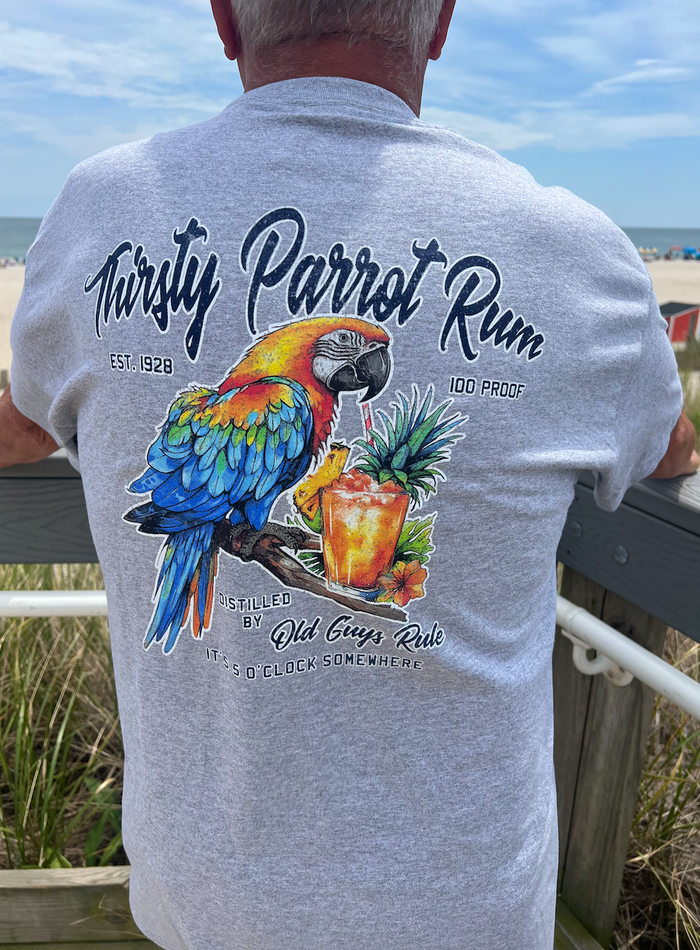 Old Guys Rule Thirsty Parrot Rum