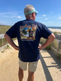 Old Guys Rule Tiki Vacation Tee - on permanent vacation
