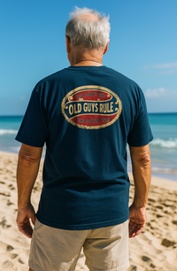 Old Guys Rule “The Older I Get the Better I Was” T-shirt – blue men’s coastal tee – Island Soul Seaside Heights NJ