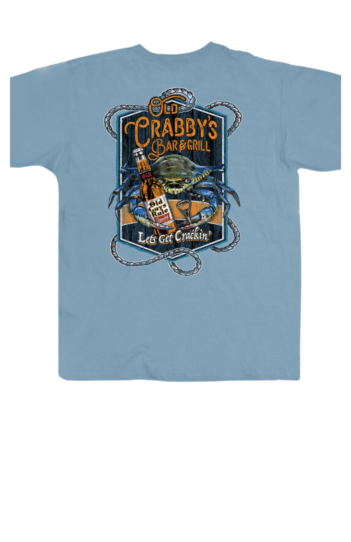 Old Crabby's Tee - Perfect for Crab Lovers & Beer Fans