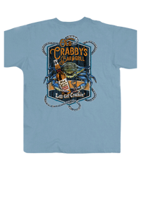 Old Crabby's Tee - Perfect for Crab Lovers & Beer Fans